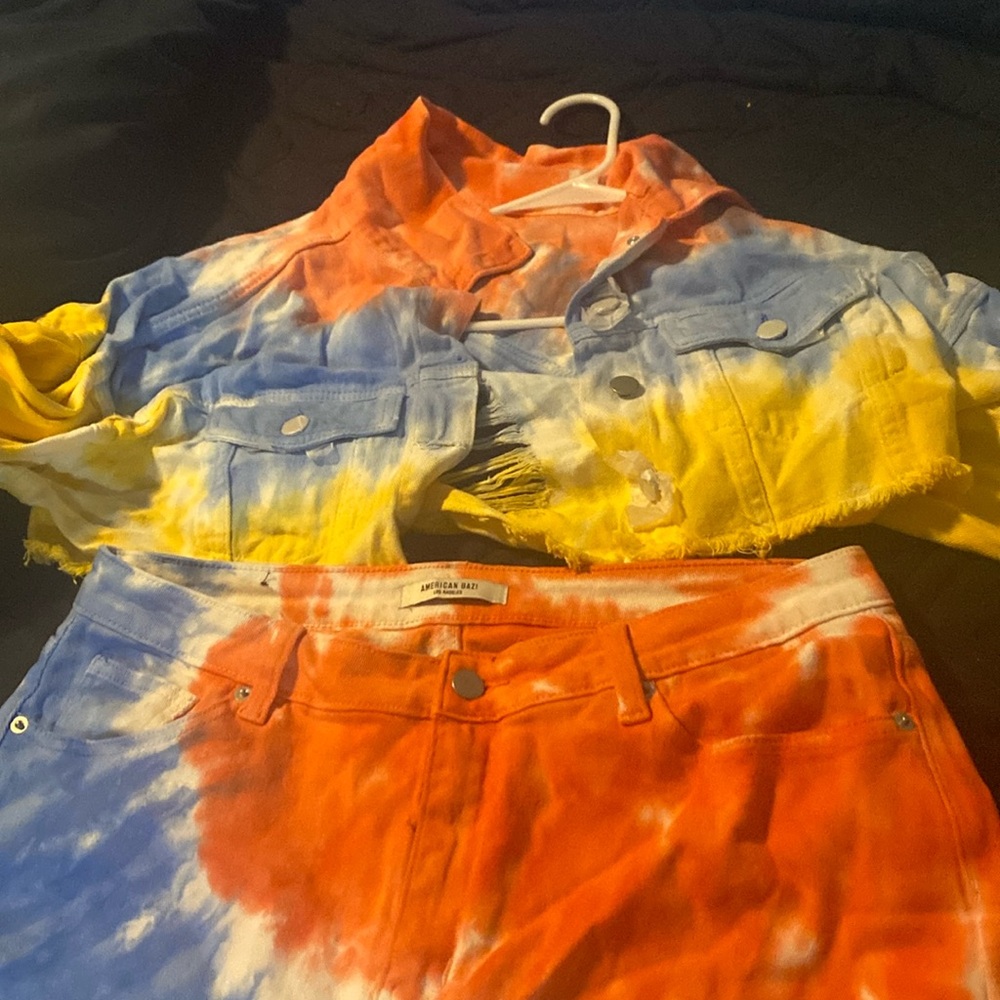 Tye Dye Denim Set